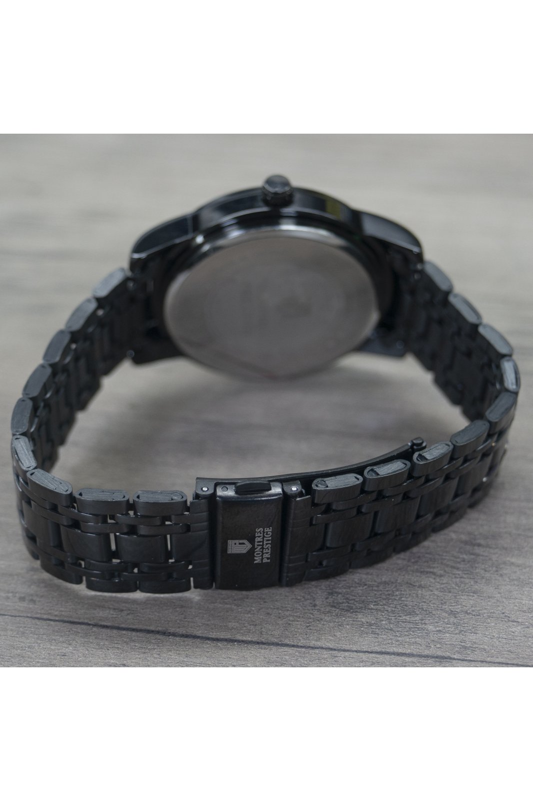 Montres Prestige Classic MPW-0030 Zegarek męski - Mechanizm kwarcowy - Metal z czarną tarczą - 41 mm
