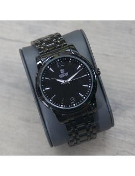 Montres Prestige Classic MPW-0030 Zegarek męski - Mechanizm kwarcowy - Metal z czarną tarczą - 41 mm