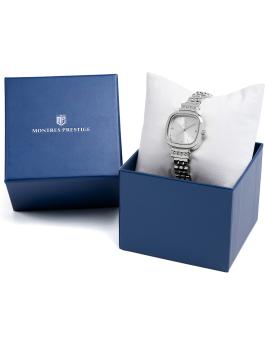 Montres Prestige Classic MPW-0036 Reloj de Mujer - Movimiento de Cuarzo - Metal con Esfera Plateada - 26 mm