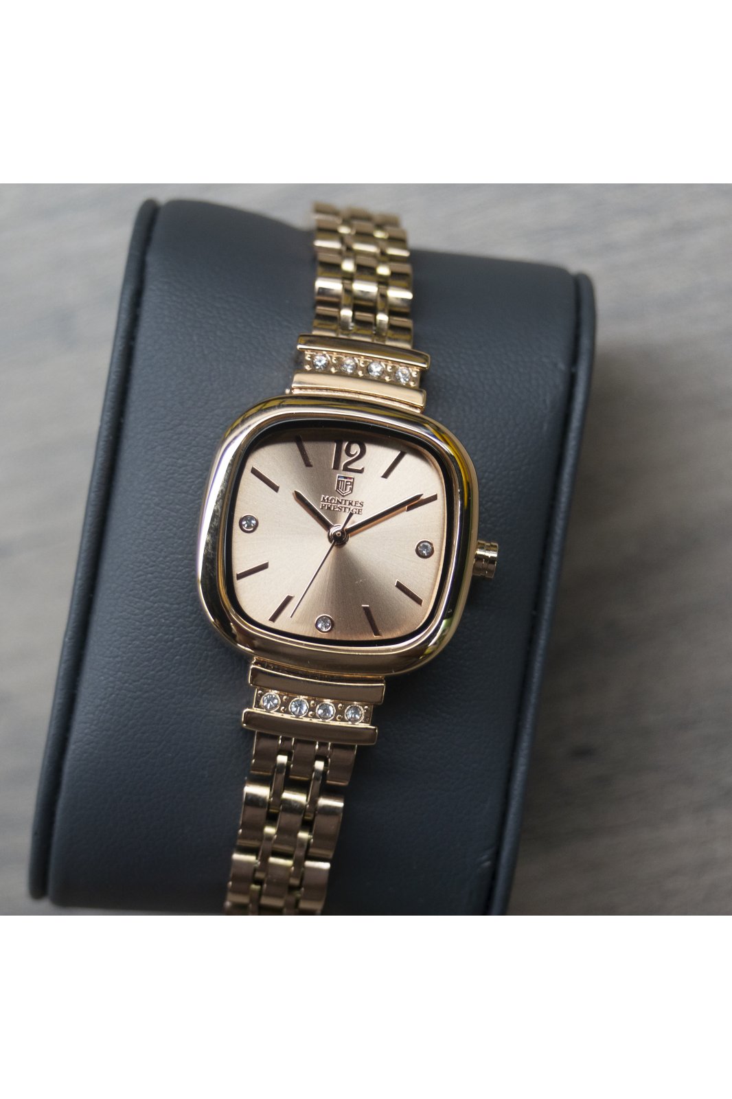 Montres Prestige Classic MPW-0038 Relógio Feminino - Movimento Quartz - Metal com Mostrador Rosé Dourado - 26 mm