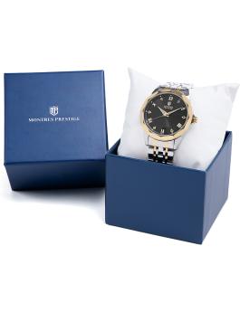 Montres Prestige Classic MPW-0043 Zegarek męski - Mechanizm kwarcowy - Metal z Czarną Tarcza - 41 mm
