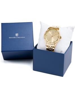 Montres Prestige Classic MPW-0045 Relógio Masculino - Movimento Quartz - Metal com Mostrador Dourado - 41 mm