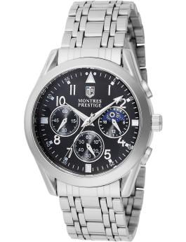 Montres Prestige Classic MPW-0048 Reloj de hombre - Movimiento de cuarzo - Metal con esfera negra - 40 mm