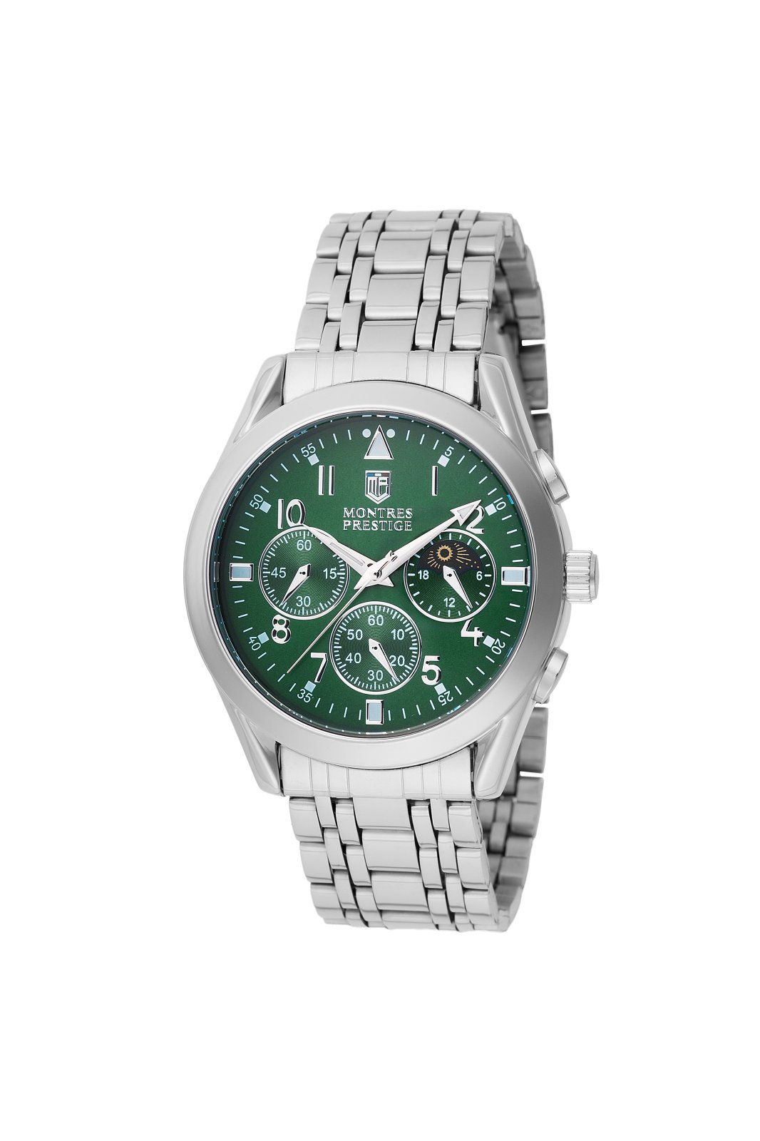 Montres Prestige Classic MPW-0049 Reloj de hombre - Movimiento de cuarzo - Metal con esfera verde - 40 mm