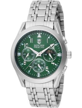 Montres Prestige Classic MPW-0049 Reloj de hombre - Movimiento de cuarzo - Metal con esfera verde - 40 mm