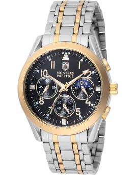 Montres Prestige Classic MPW-0051 Reloj de hombre - Movimiento de cuarzo - Metal con esfera negra - 40 mm