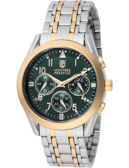 Montres Prestige Classic MPW-0052 Reloj de hombre - Movimiento de cuarzo - Metal con esfera verde - 40 mm