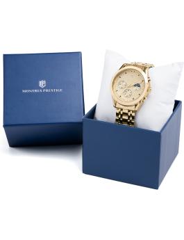 Montres Prestige Classic MPW-0053 Reloj de hombre - Movimiento de cuarzo - Metal con esfera dorada - 40 mm