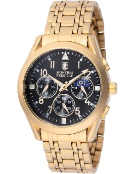 Montres Prestige Classic MPW-0054 Relógio Masculino - Movimento Quartz - Metal com Mostrador Preto - 40 mm