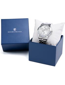Montres Prestige Classic MPW-0063 Orologio da uomo - Movimento al quarzo - Metallo con quadrante argento - 41 mm