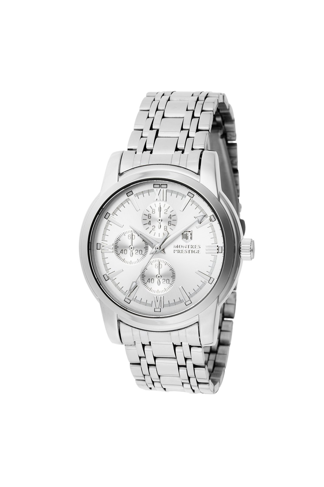 Montres Prestige Classic MPW-0063 Orologio da uomo - Movimento al quarzo - Metallo con quadrante argento - 41 mm