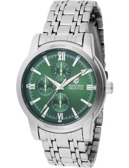Montres Prestige Classic MPW-0065 Relógio Masculino - Movimento Quartz - Metal com Mostrador Verde - 41 mm