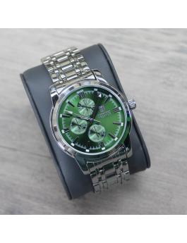 Montres Prestige Classic MPW-0065 Reloj de Hombre - Movimiento de Cuarzo - Metal con Esfera Verde - 41 mm