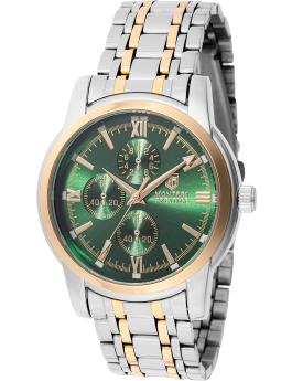 Montres Prestige Classic MPW-0068 Relógio Masculino - Movimento Quartz - Metal com Mostrador Verde - 41 mm