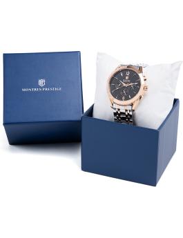 Montres Prestige Classic MPW-0073 Reloj de hombre - Movimiento de cuarzo - Metal con esfera negra - 40 mm