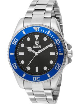 Montres Prestige Diver MPW-0082 Relógio Masculino - Movimento de Quartzo - Metal com Mostrador Preto - 42 mm