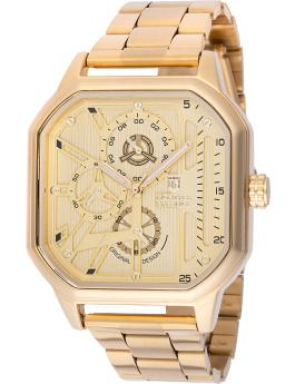 Montres Prestige Classic MPW-0103 Relógio Masculino - Movimento Quartz - Metal com Mostrador Dourado - 42 mm
