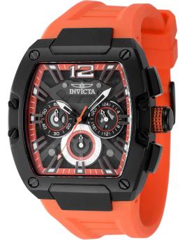 Invicta Racing 48474 Men's Watch - Quartz Movement - Stainless Steel with Black Dial - 43 mm