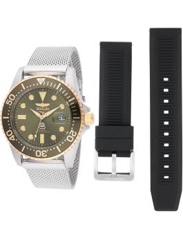 Invicta Pro Diver 48217 Men's Watch - Quartz Movement - Stainless Steel with Green Dial - 42 mm