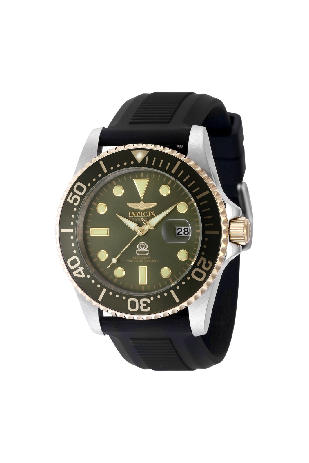 Invicta Pro Diver 48217 Men's Watch - Quartz Movement - Stainless Steel with Green Dial - 42 mm