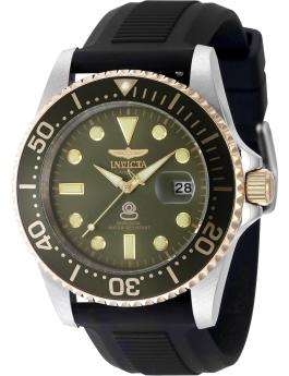 Invicta Pro Diver 48217 Men's Watch - Quartz Movement - Stainless Steel with Green Dial - 42 mm