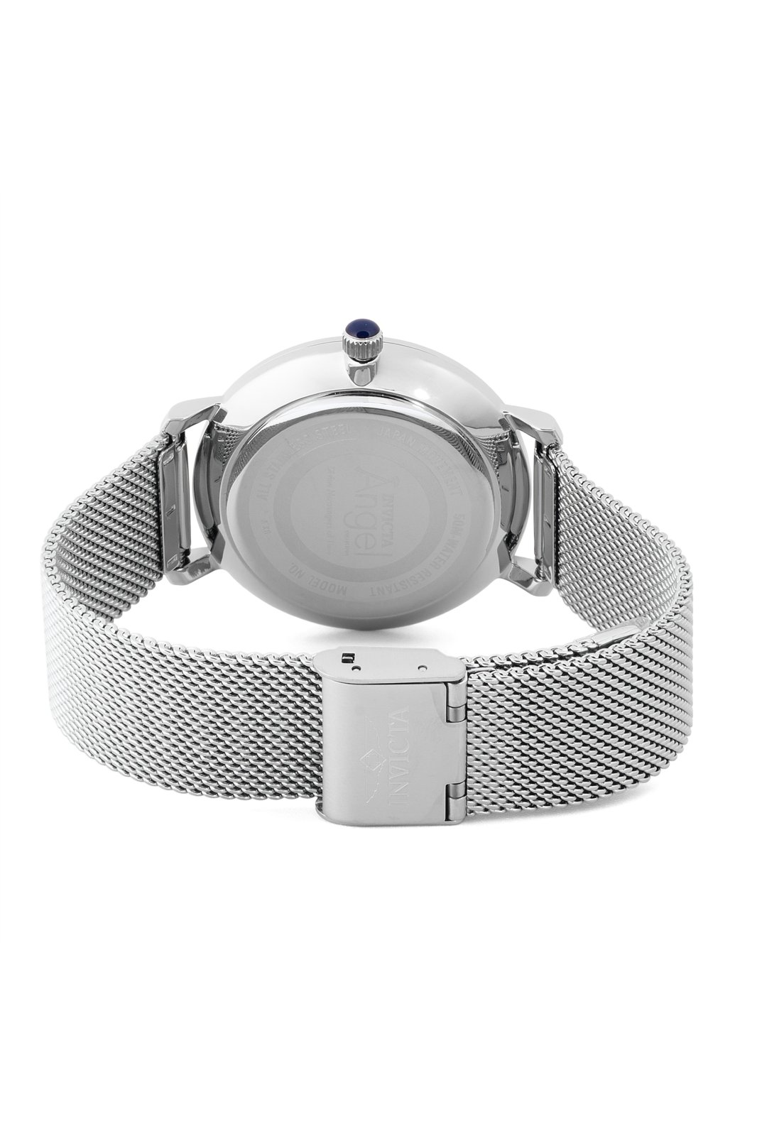 Invicta Angel 48843 Reloj de mujer - Movimiento de cuarzo - Acero inoxidable con esfera rosa - 38 mm