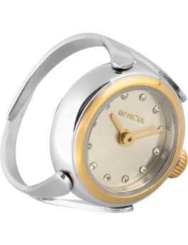 Invicta Mini 48576 Relógio Feminino - Movimento Quartz - Aço Inoxidável com Mostrador Dourado - 17 mm