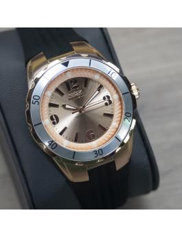 Invicta Angel 48854 Dameshorloge - Quartz Uurwerk - Roestvrij Staal met Roségouden Wijzerplaat - 38 mm
