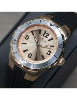 Invicta Angel 48854 Dameshorloge - Quartz Uurwerk - Roestvrij Staal met Roségouden Wijzerplaat - 38 mm