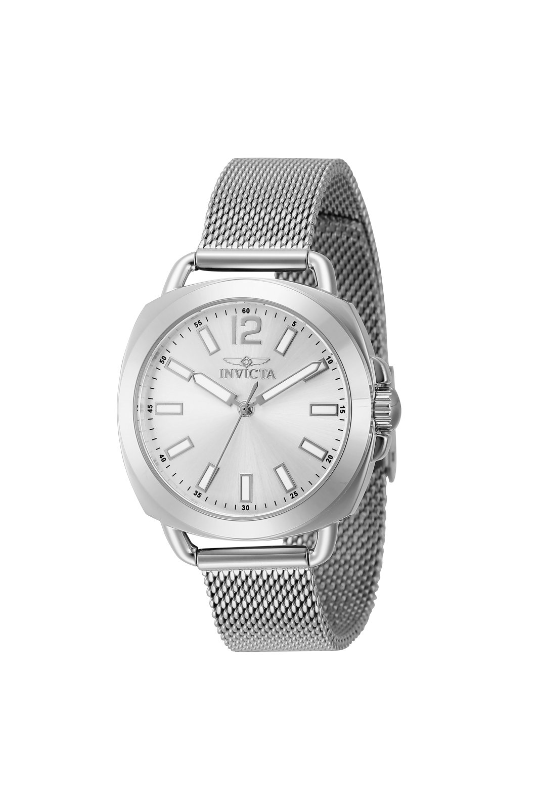 Invicta Wildflower 48915 Orologio da Donna - Movimento al Quarzo - Acciaio Inossidabile con Quadrante Argento - 32 mm