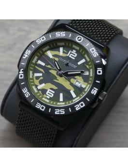 Chase Durer Special CDW-0182 Relógio Masculino - Movimento de Quartzo - Aço Inoxidável com Mostrador Verde - 45 mm
