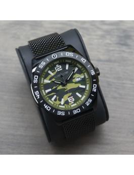 Chase Durer Special CDW-0182 Relógio Masculino - Movimento de Quartzo - Aço Inoxidável com Mostrador Verde - 45 mm