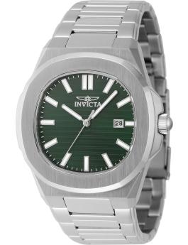 Invicta Speedway 48323 Reloj de Hombre - Movimiento de Cuarzo - Acero Inoxidable con Esfera Verde - 41 mm