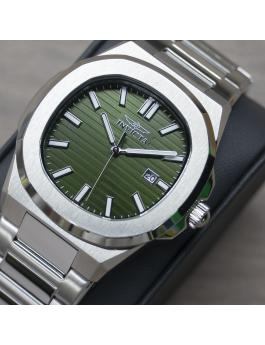 Invicta Speedway 48323 Reloj de Hombre - Movimiento de Cuarzo - Acero Inoxidable con Esfera Verde - 41 mm