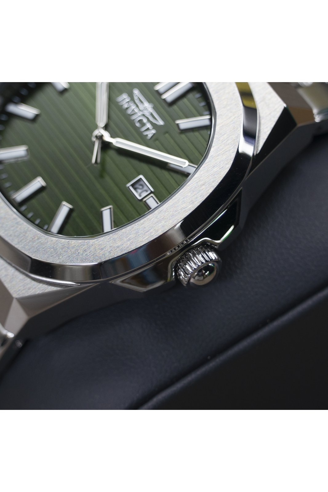 Invicta Speedway 48323 Reloj de Hombre - Movimiento de Cuarzo - Acero Inoxidable con Esfera Verde - 41 mm