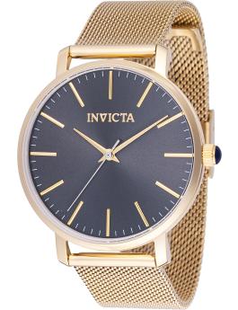 Invicta Angel 48845 Montre Femme - Mouvement à Quartz - Acier Inoxydable avec Cadran Gris - 38 mm