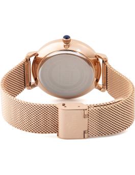 Invicta Angel 48847 Reloj de Mujer - Movimiento de Cuarzo - Acero Inoxidable con Esfera Plateada - 38 mm