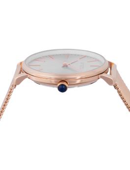 Invicta Angel 48847 Reloj de Mujer - Movimiento de Cuarzo - Acero Inoxidable con Esfera Plateada - 38 mm