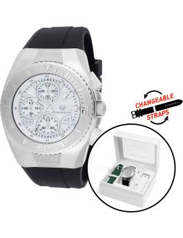 TechnoMarine Cruise TM-124028 Orologio da Uomo - Movimento al Quarzo - Acciaio Inossidabile con Quadrante Bianco - 43 mm