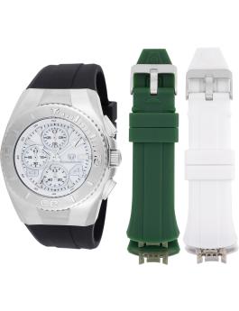 TechnoMarine Cruise TM-124028 Men's Watch - Quartz Movement - Stainless Steel with White Dial - 43 mm
