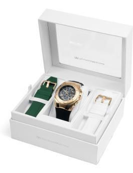 TechnoMarine Cruise TM-124030 Orologio da Uomo - Movimento al Quarzo - Acciaio Inossidabile con Quadrante Nero - 43 mm