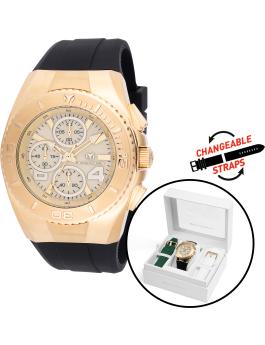 TechnoMarine Cruise TM-124031 Orologio da Uomo - Movimento al Quarzo - Acciaio Inossidabile con Quadrante Dorato - 43 mm
