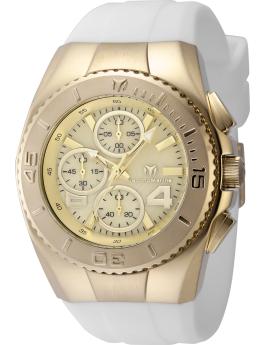 TechnoMarine Cruise TM-124031 Orologio da Uomo - Movimento al Quarzo - Acciaio Inossidabile con Quadrante Dorato - 43 mm