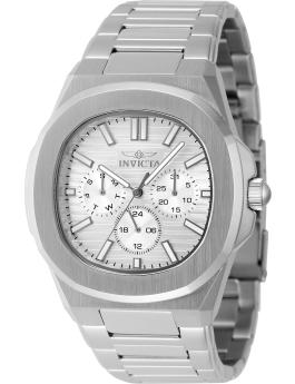 Invicta Speedway 48324 Orologio da Uomo - Movimento al Quarzo - Acciaio Inossidabile con Quadrante Argento - 41 mm