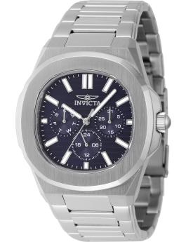 Invicta Speedway 48326 Moška ura - Quartz mehanizem - Nerjaveče jeklo z modrim številčnico - 41 mm