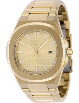 Invicta Speedway 48520 Relógio Masculino - Movimento Quartzo - Aço Inoxidável com Mostrador Dourado - 41 mm