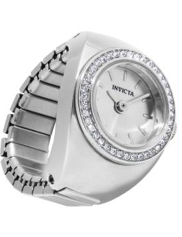 Invicta Mini 48943 Orologio da Donna - Movimento al Quarzo - Acciaio Inossidabile con Quadrante Argento - 17 mm