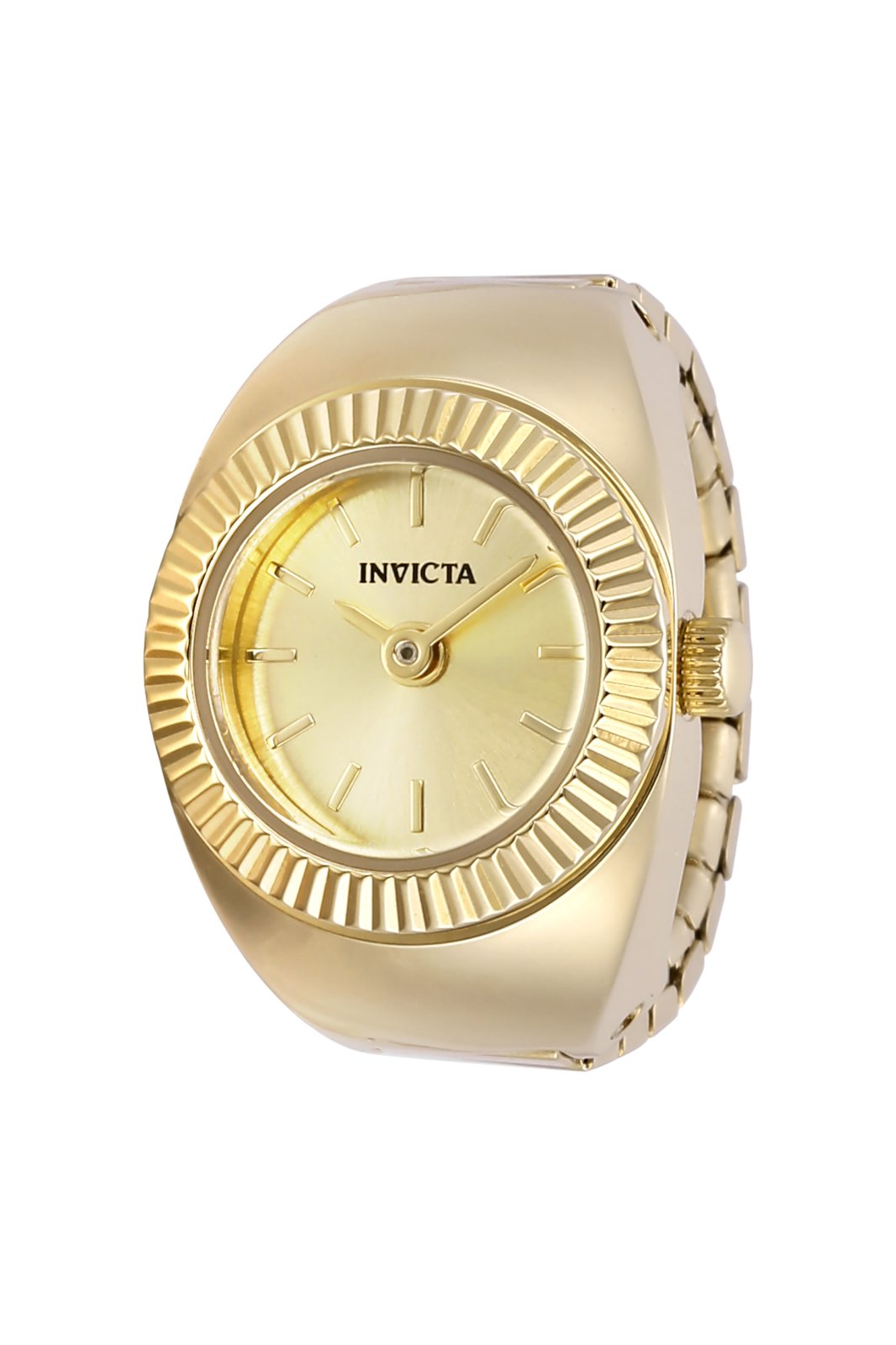 Invicta Mini 48947 Relógio Feminino - Movimento de Quartzo - Aço Inoxidável com Mostrador Dourado - 17 mm