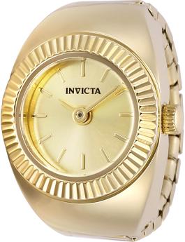 Invicta Mini 48947 Orologio da Donna - Movimento al Quarzo - Acciaio Inossidabile con Quadrante Oro - 17 mm
