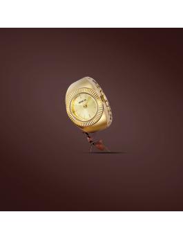 Invicta Mini 48947 Relógio Feminino - Movimento de Quartzo - Aço Inoxidável com Mostrador Dourado - 17 mm